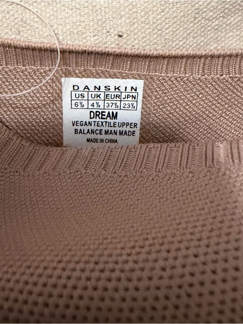 Danskin Knit Slip-On Loafers in Khaki/Tan color - Picture 3 of 6